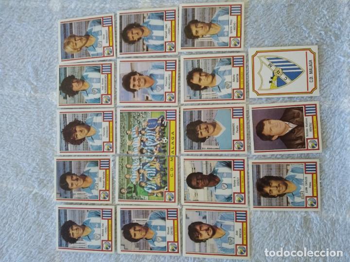 Fu&szlig;ball-Sticker: LOTE 74- MALAGA EQUIPO COMPLETO FUTBOL 83