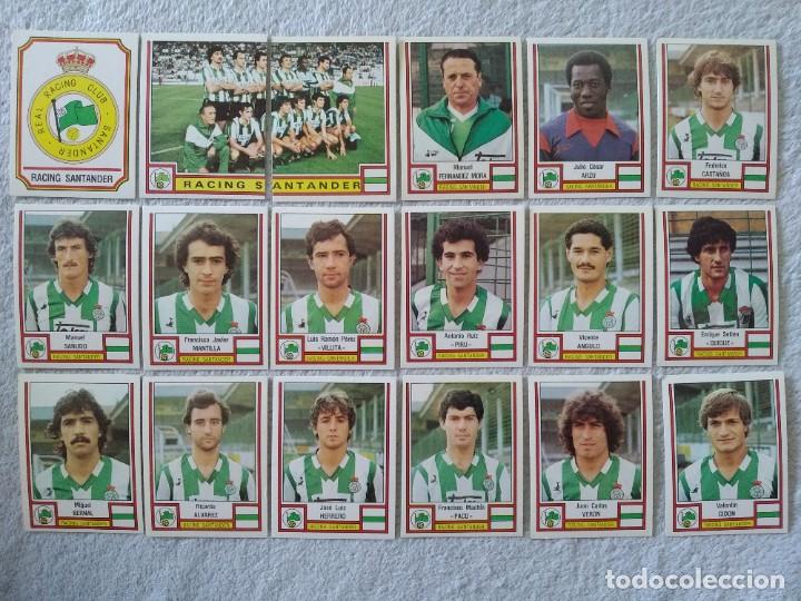 Fu&szlig;ball-Sticker: LOTE 103- FUTBOL 83 RACING DE SANTANDER COMPLETO