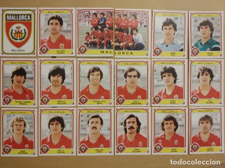 Fu&szlig;ball-Sticker: LOTE 183- CROMOS EQUIPO COMPLETO MALLORCA FUTBOL 84