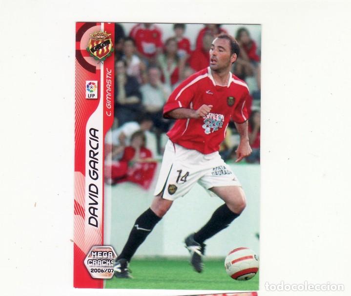 Cromos de f&uacute;tbol: MEGACRACKS 2006/2007 151 DAVID GARCIA GIMNASTIC - Foto 1