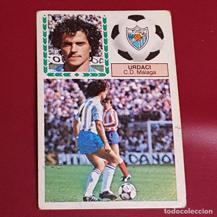 Cromos de F&uacute;tbol: ESTE - LIGA 1983 1984 - 83 84 - MALAGA - URDACI - NUNCA PEGADO