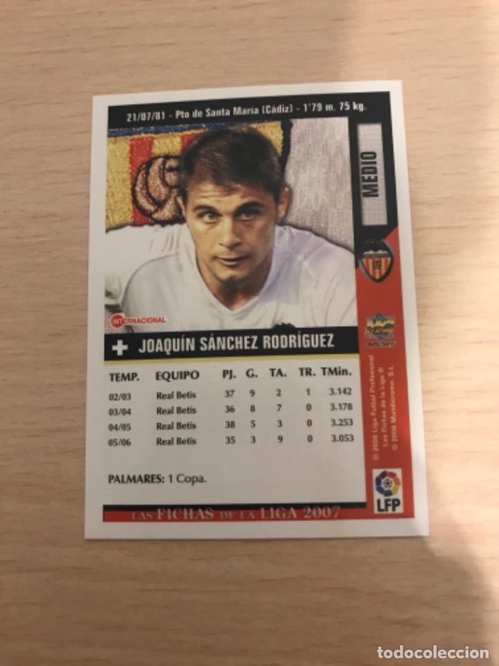 Cromos de f&uacute;tbol: Joaquin - Foto 2