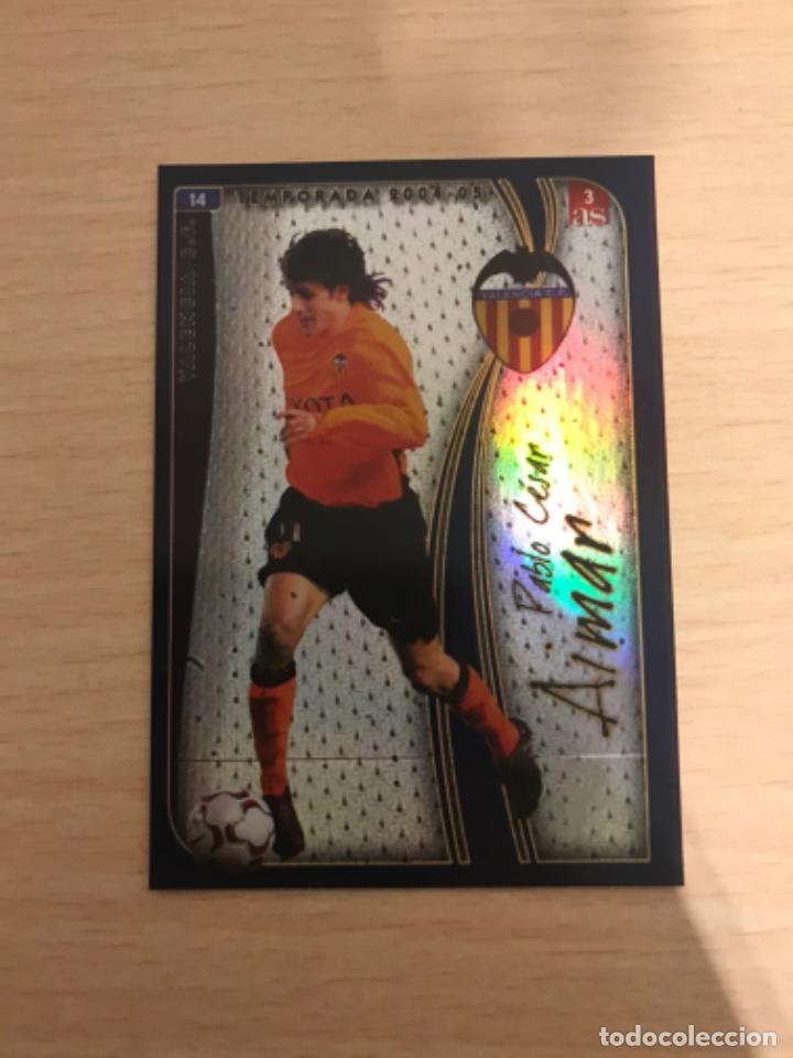 Cromos de f&uacute;tbol: Aimar - Foto 1
