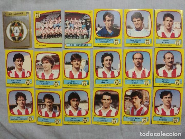 Cromos de Futebol: LOTE 372- CROMOS FUTBOL EQUIPO COMPLETO LOGRO&Ntilde;ES FUTBOL 89
