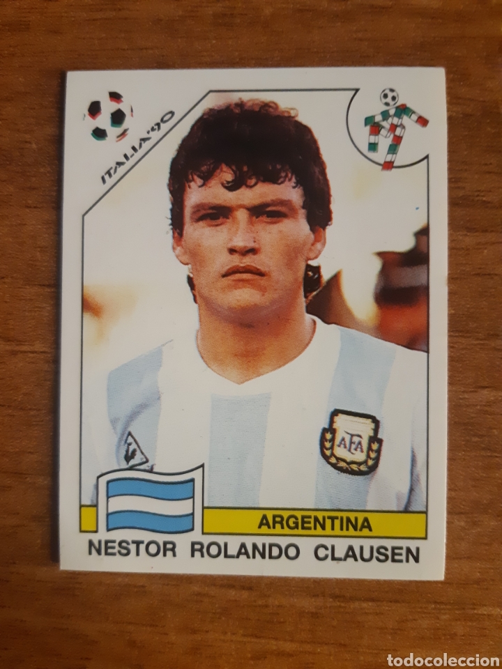 Cartes &agrave; collectionner de Football: N&deg;118 N&eacute;stor Rolando Clausen (Argentina) Mundial Italia 90 PANINI. Nunca pegado