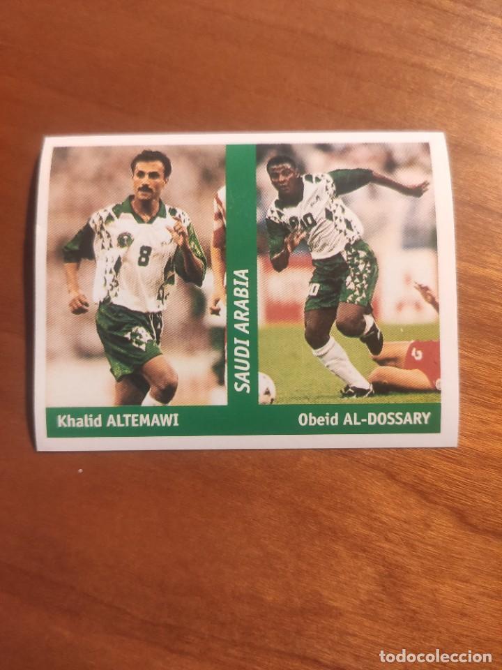 Fu&szlig;ball-Sticker: 149 DS WORLD CUP FRANCE 98: KHALID ALTEMAWI/OBEID AL-DOSSARY - SAUDI ARABIA -- NUNCA PEGADO MUNDIAL