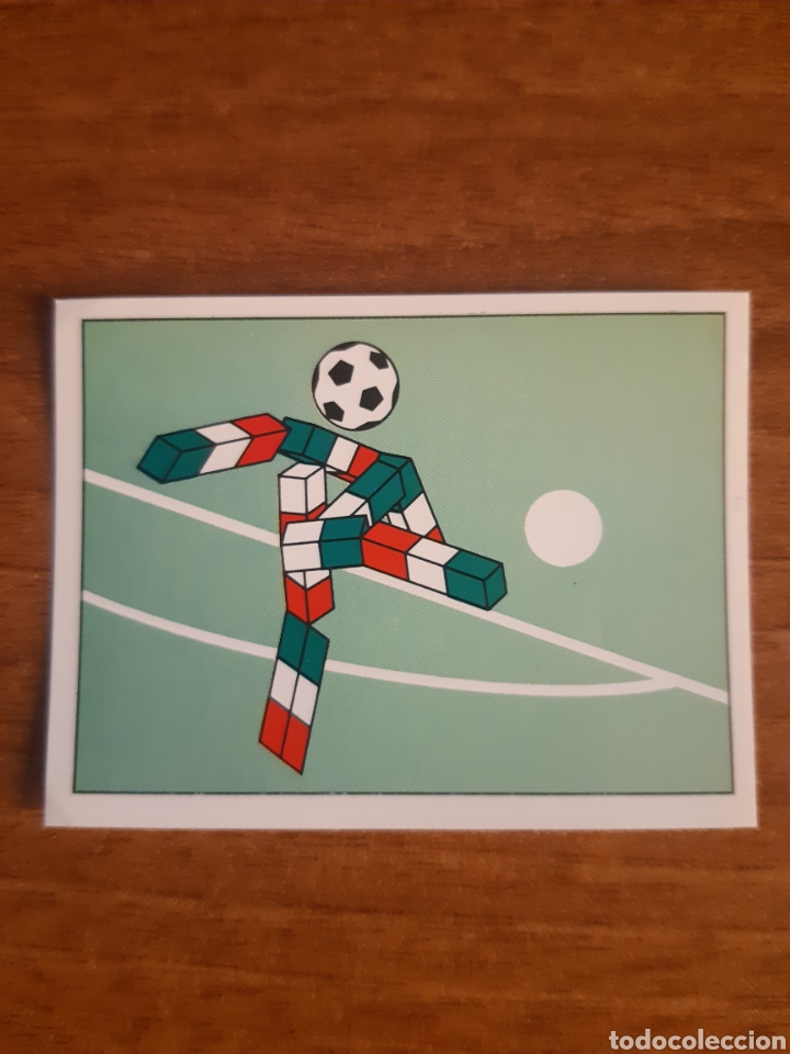 Fu&szlig;ball-Sticker: N&deg;35 Mascota Ciao Mundial Italia 90 PANINI. Nunca pegado