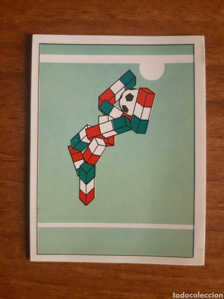 Fu&szlig;ball-Sticker: N&deg;15 Mascota Ciao Mundial Italia 90 PANINI. Nunca pegado