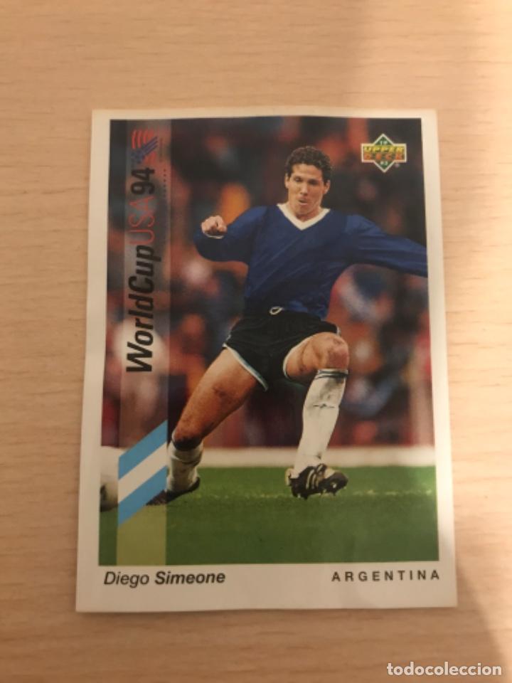 Cromos de f&uacute;tbol: Diego Simeone - Foto 1