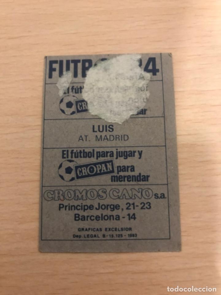 Cromos de f&uacute;tbol: Luis - Foto 2