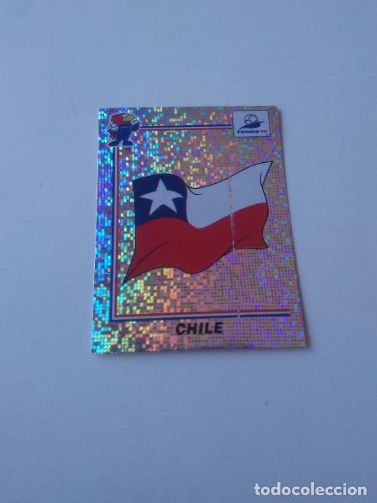 Fu&szlig;ball-Sticker: 103 ESCUDO LOGO CHILE CROMO FUTBOL WORLD CUP FRANCIA 1998 MUNDIAL COPA MUNDO 98 PANINI