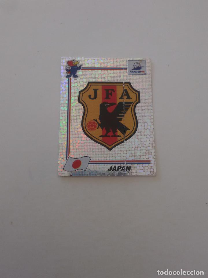 Cromos de Futebol: 517 ESCUDO LOGO JAP&Oacute;N CROMO FUTBOL WORLD CUP 1998 MUNDIAL COPA MUNDO FRANCIA 98 PANINI