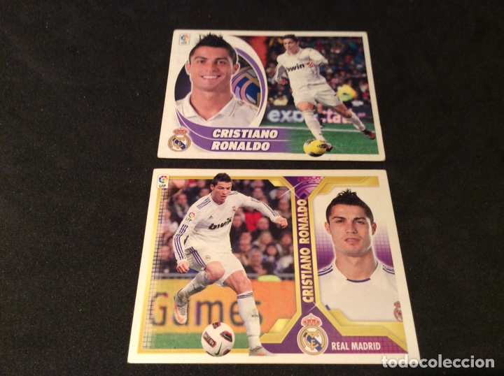 Cromos de f&uacute;tbol: RONALDO 2011,2012 Y 2012,2013 NUNCA PEGADOS - Foto 1