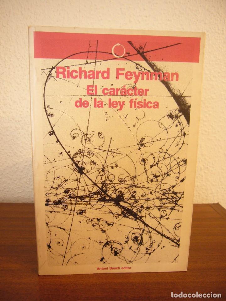 Cromos de Fútbol: RICHARD FEYNMAN: EL CARÁCTER DE LA LEY FÍSICA (ANTONI BOSCH, 1983) MUY BUEN ESTADO. PRIMERA EDICIÓN. - Foto 2 - 303261278