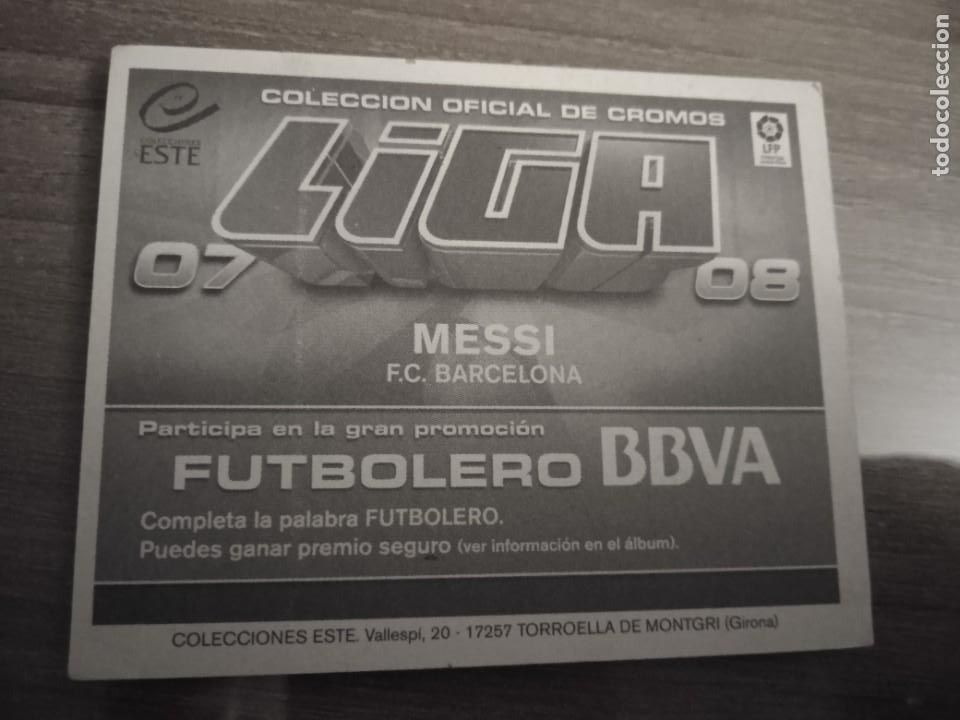 Cromos de f&uacute;tbol: Este 2007-08 Messi. Nunca pegado - Foto 2