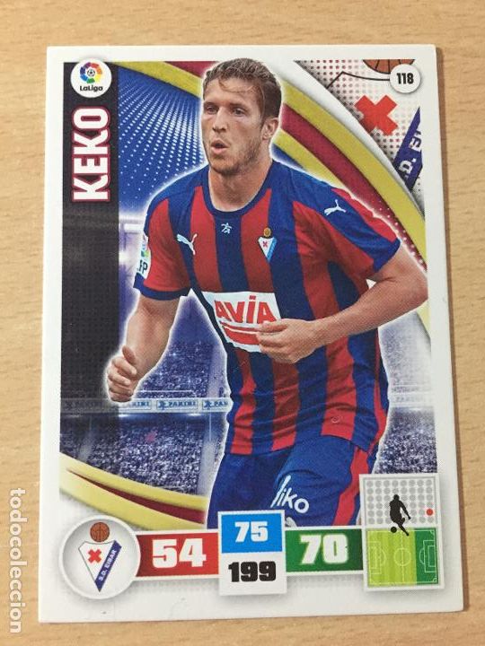 Cromos de f&uacute;tbol: 2015-2016 - 118 KEKO - SD EIBAR - PANINI ADRENALYN - Foto 1
