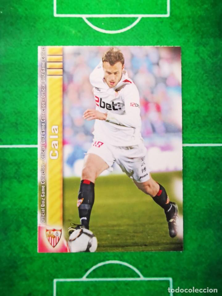 Fu&szlig;ball-Sticker: CROMO FUTBOL 09 10 MUNDICROMO FICHAS QUIZ LIGA 2009 2010 SEVILLA FC CALA 1294 FICHAJE ULTIMA HORA