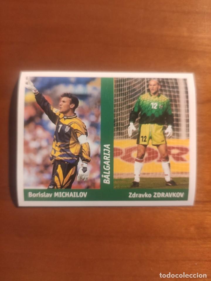 Fu&szlig;ball-Sticker: 180 DS WORLD CUP FRANCE 98: BORISLAV MICHAILOV/ZDRAVKO ZDRAVKOV - BALGARIJA -- NUNCA PEGADO MUNDIAL