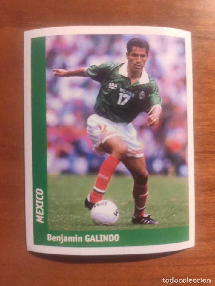 Football Stickers: 234 DS WORLD CUP FRANCE 98: BENJAMIN GALINDO - MEXICO -- NUNCA PEGADO MUNDIAL FRANCIA 98