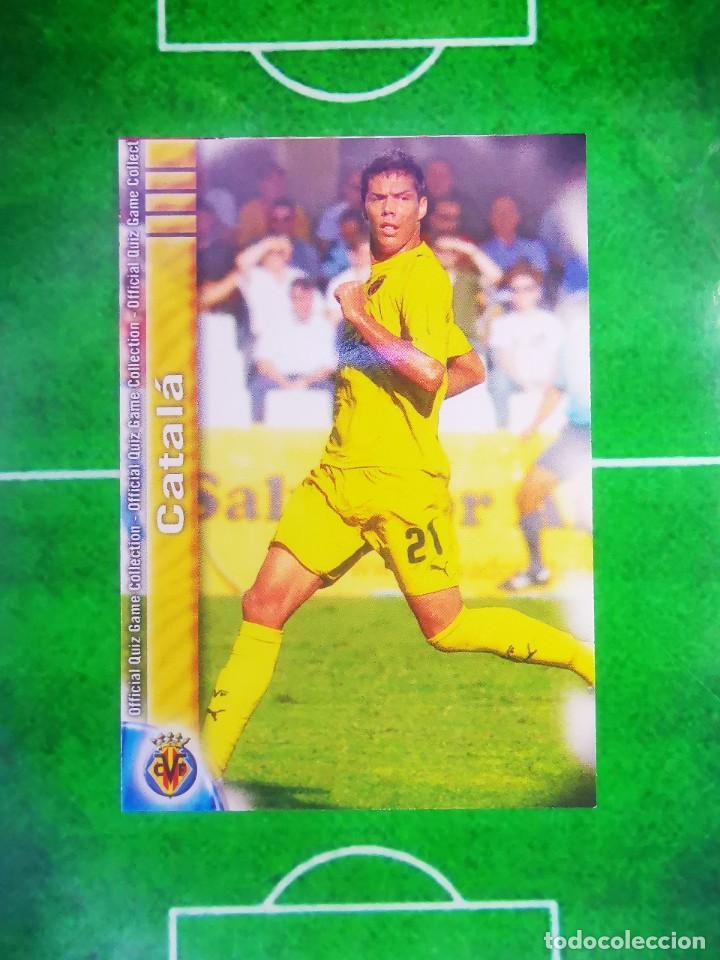 Football Stickers: CROMO FUTBOL 09 10 MUNDICROMO FICHAS QUIZ LIGA 2009 2010 VILLARREAL CF B 1160 CATALA