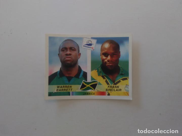 Cromos de F&uacute;tbol: 553 WARREN BARRETT FRANCK SINCLAIR JAMAICA CROMO FUTBOL WORLD CUP 1998 MUNDIAL COPA MUNDO 98 PANINI