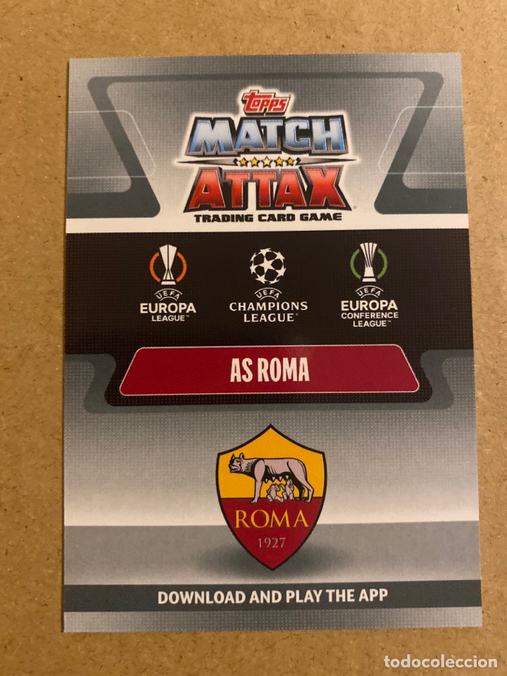 Cromos de Fútbol: Match Attax 21 22 2021 2022 Roma # 379 Escudo Logo Topps - Foto 2 - 303802383