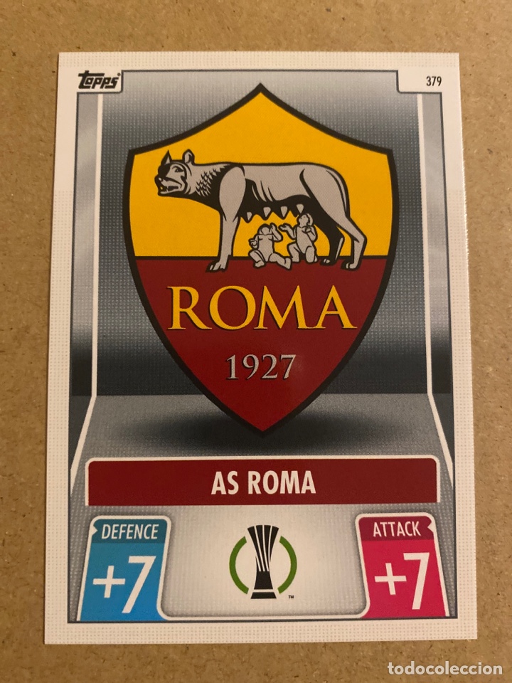Cromos de Fútbol: Match Attax 21 22 2021 2022 Roma # 379 Escudo Logo Topps - Foto 1 - 303802383