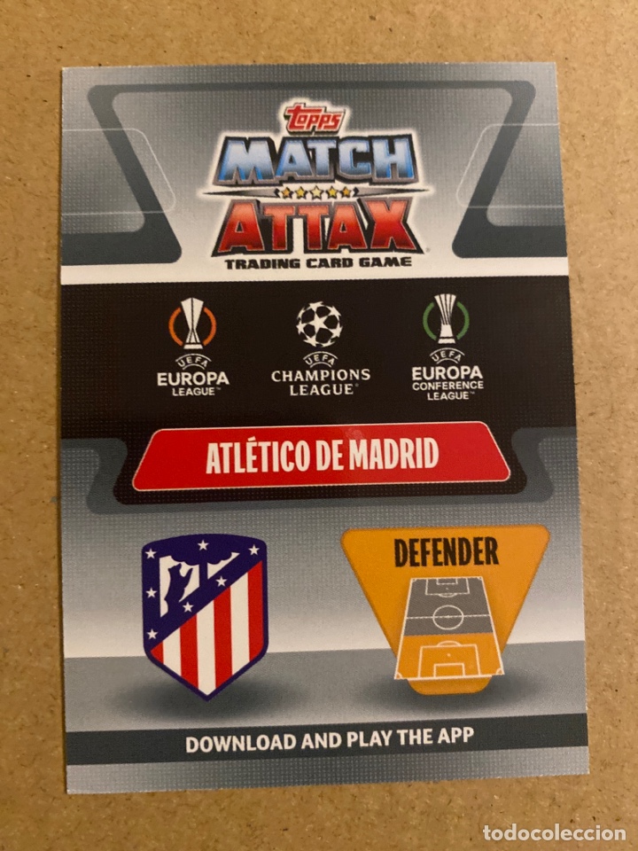 Cromos de Fútbol: Match Attax 21 22 2021 2022 Man of the Match # 399 Kieran Trippier Atlético Madrid Topps - Foto 2 - 303802473