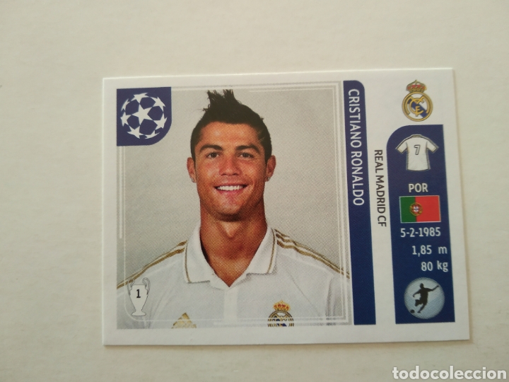 Cristiano Ronaldo 2011/2012 Real Madrid Retro Shirt Sticker for