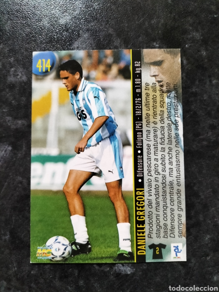Fu&szlig;ball-Sticker: N&deg;414 Gregori Mundicromo Italia Calciatori Cards 2000