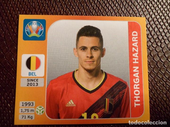 Fu&szlig;ball-Sticker: CROMO UEFA EURO 2020 TOURNAMENT EDITION, PANINI. B&Eacute;LGICA. THORGAN HAZARD, N&ordm; 141
