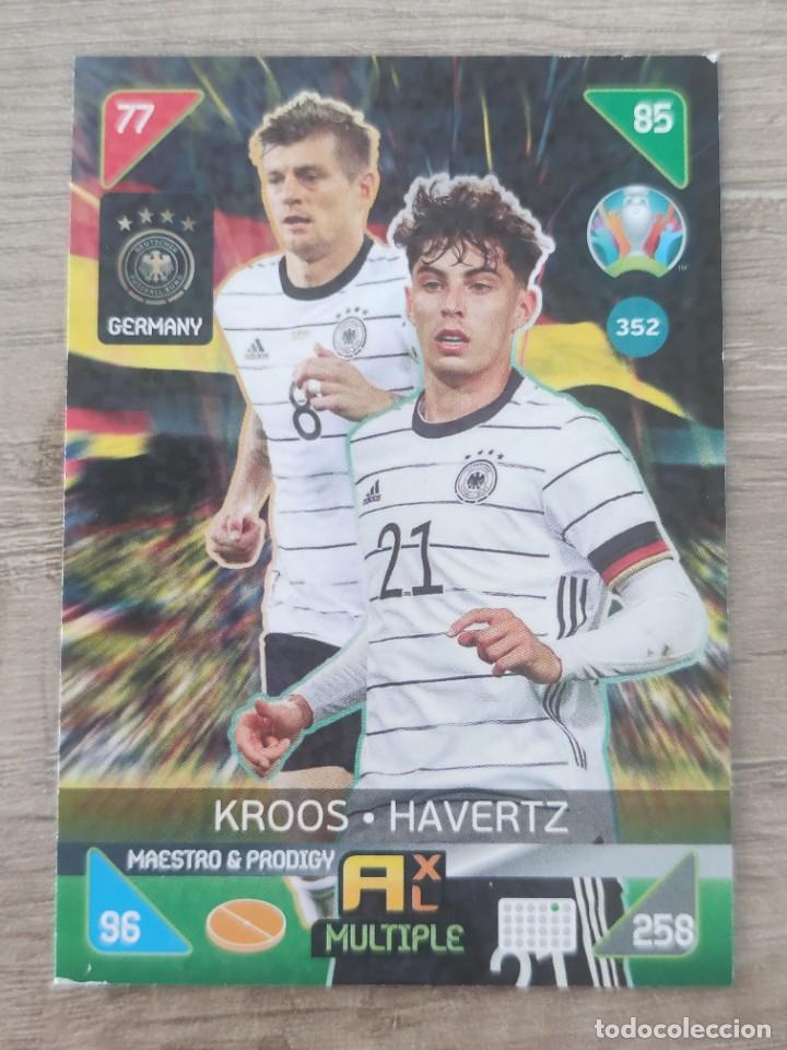 Cromos de F&uacute;tbol: 352 KROOS HAVERTZ M&Uacute;LTIPLE MAESTRO PRODIGY ALEMANIA UEFA EURO ADRENALYN 2020 KICK OFF 2021