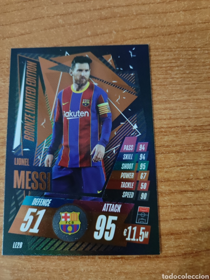 Cromos de f&uacute;tbol: Messi Ed limitada bronze - Foto 1