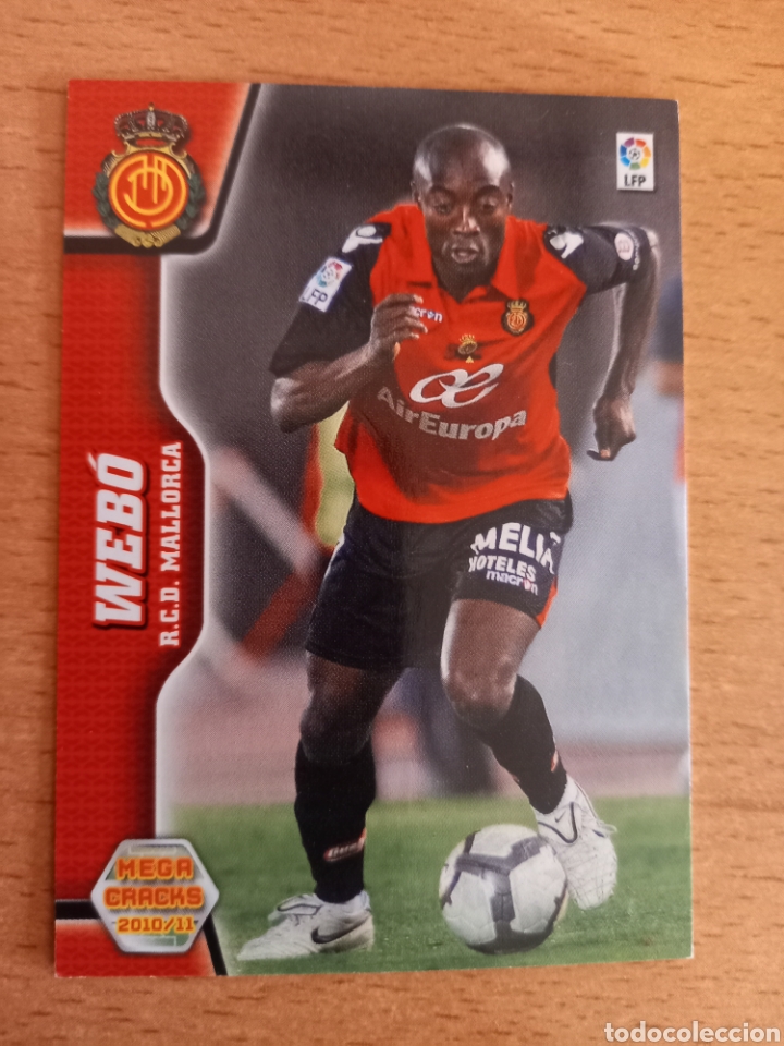 Fu&szlig;ball-Sticker: Panini megacracks 2010 2011 10 11 214 Webo Mallorca