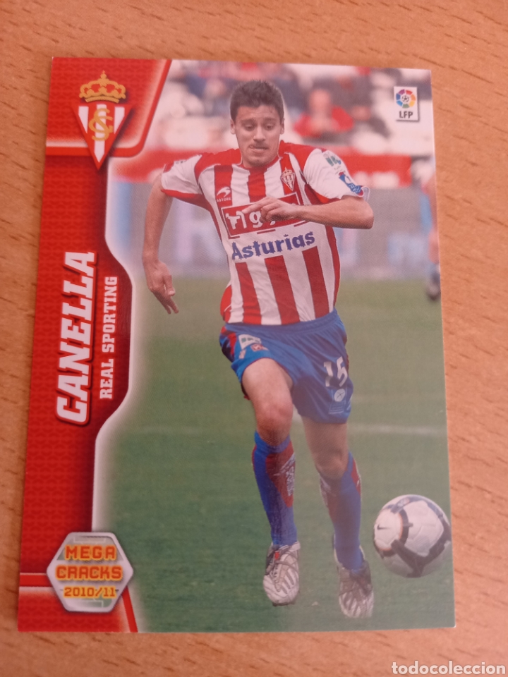 Figurine di Calcio: Panini megacracks 2010 2011 10 11 293 Canella Sporting de Gij&oacute;n