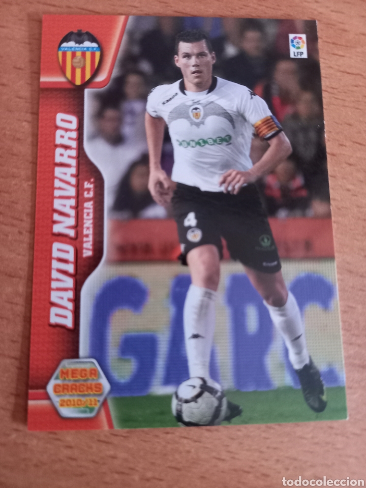 Figurine di Calcio: Panini megacracks 2010 2011 10 11 312 David Navarro Valencia