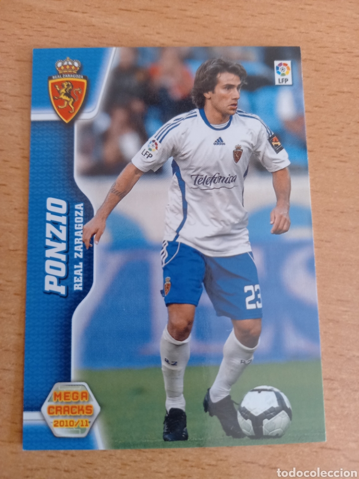 Figurine di Calcio: Panini megacracks 2010 2011 10 11 346 Ponzio Real Zaragoza