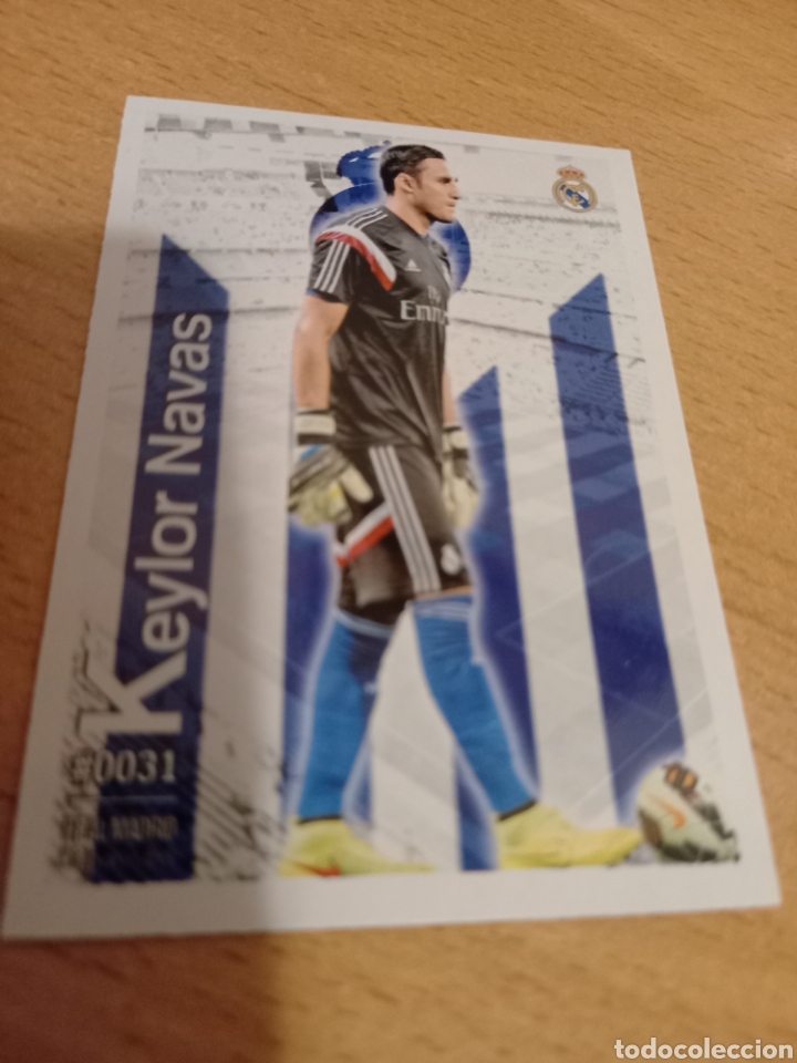 Cromos de f&uacute;tbol: Mundicromo las fichas de la liga 2016 31 Keylor Navas Real Madrid