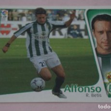 Cromos de Fútbol: CROMO DE FUTBOL ALFONSO DEL REAL BETIS BALOMPIE SIN PEGAR LIGA ESTE 2004-2005/04-05. Lote 363628375