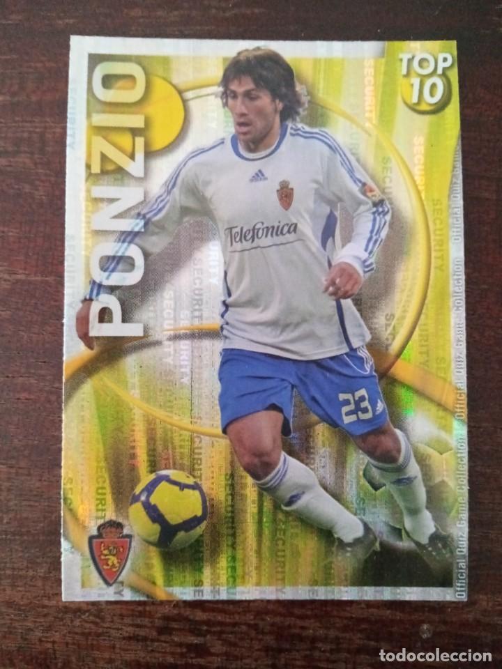 Cartes &agrave; collectionner de Football: Cromo ficha card Ponzio Mundicromo Top 2010 2011 Security muy dif&iacute;cil las fichas de la liga