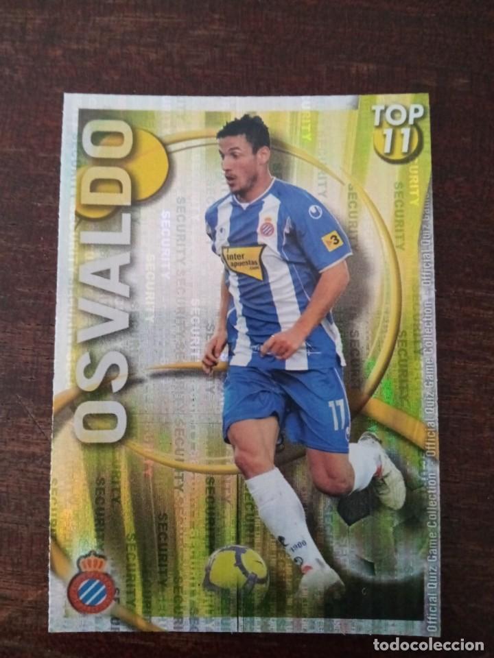 Cartes &agrave; collectionner de Football: Cromo ficha card Osvaldo Mundicromo Top 2010 2011 Security muy dif&iacute;cil las fichas de la liga