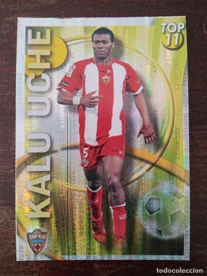 Cartes &agrave; collectionner de Football: Cromo ficha card Kalu Uche Mundicromo Top 2010 2011 Security muy dif&iacute;cil las fichas de la liga