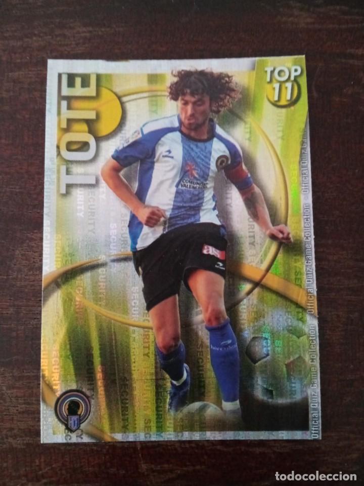 Cartes &agrave; collectionner de Football: Cromo ficha card Tote Mundicromo Top 2010 2011 Security muy dif&iacute;cil las fichas de la liga