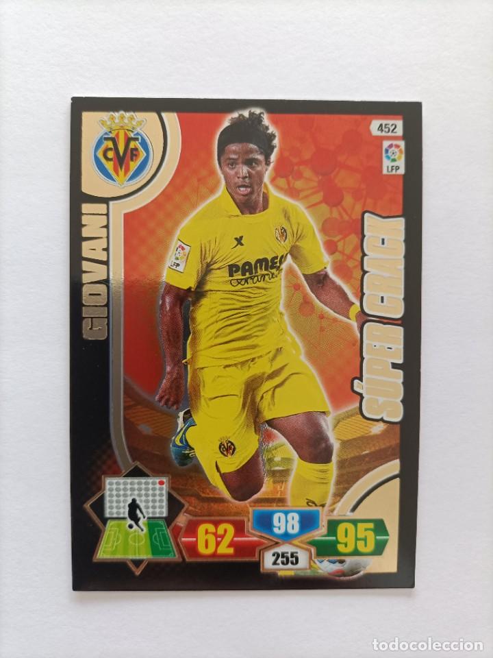 Fu&szlig;ball-Sticker: Cromo card ficha S&uacute;per crack Giovani Adrenalyn liga 2013 2014 13 14