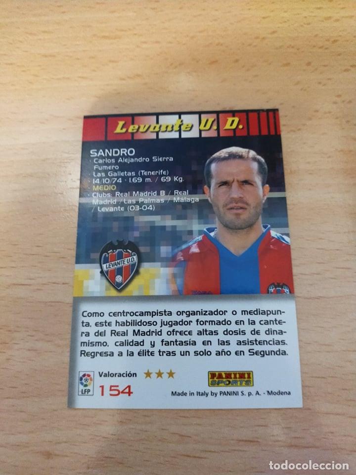 Cromos de f&uacute;tbol: Megacracks 2004/05. Sandro. Levante. - Foto 2