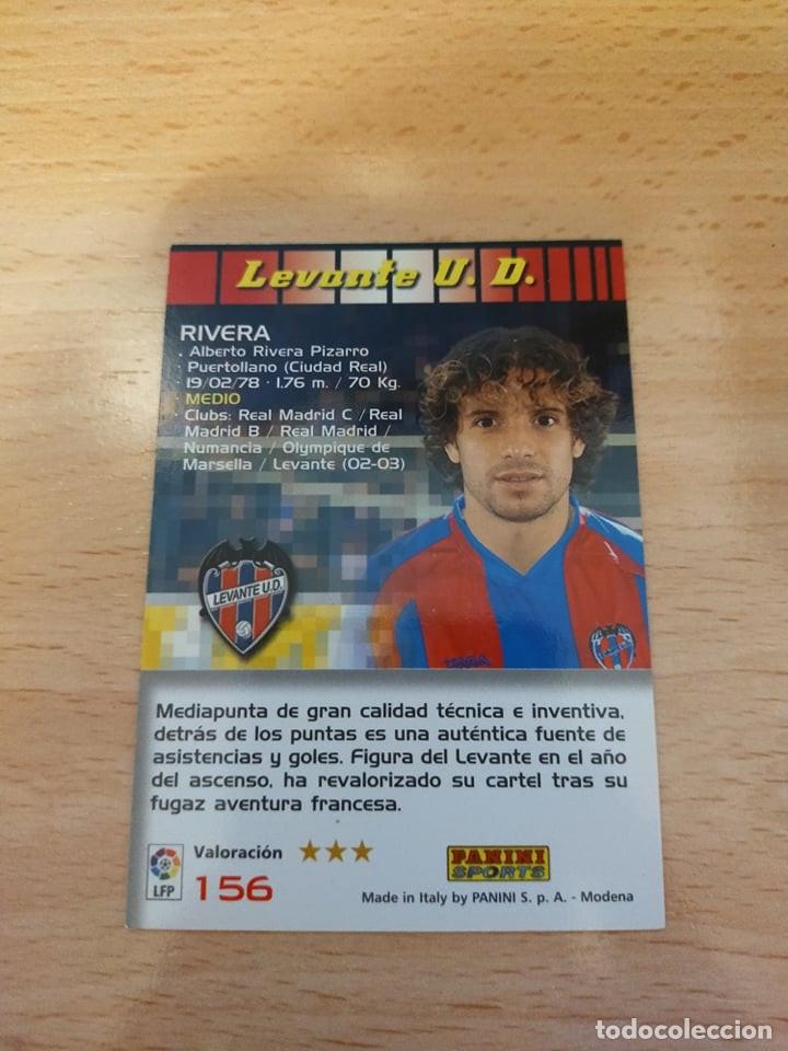 Cromos de f&uacute;tbol: Megacracks 2004/05. Rivera. Levante. - Foto 2