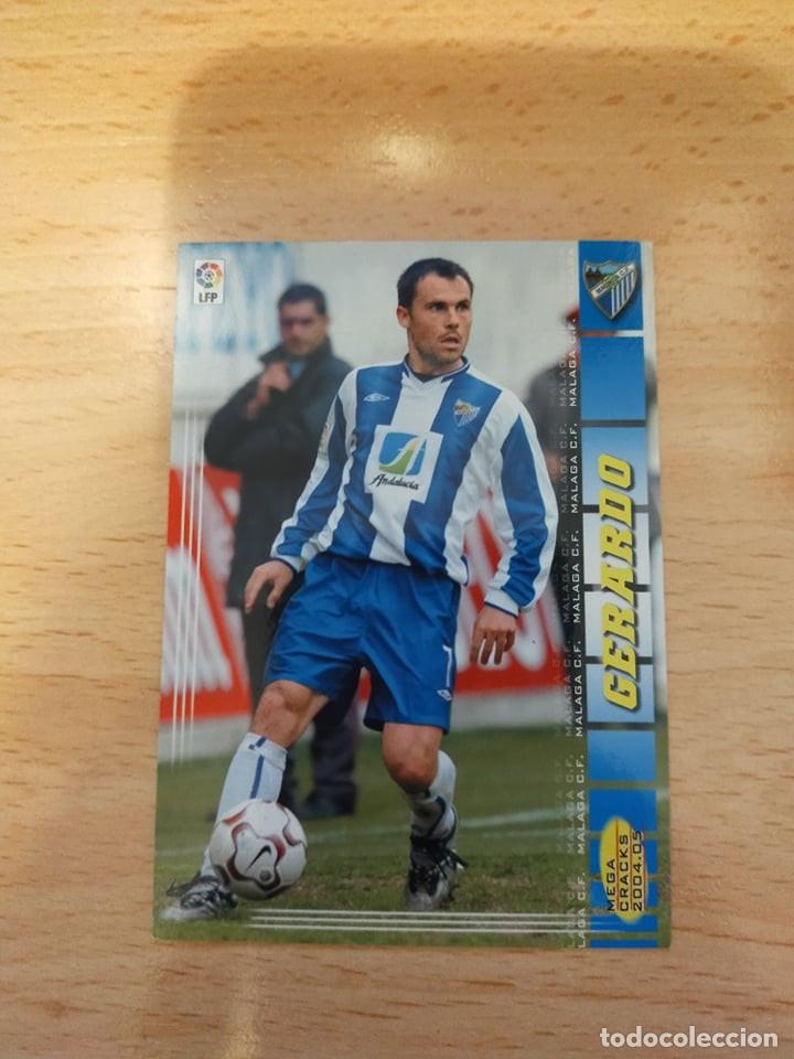 Cromos de f&uacute;tbol: Megacracks 2004/05. Gerardo. M&aacute;laga. - Foto 1