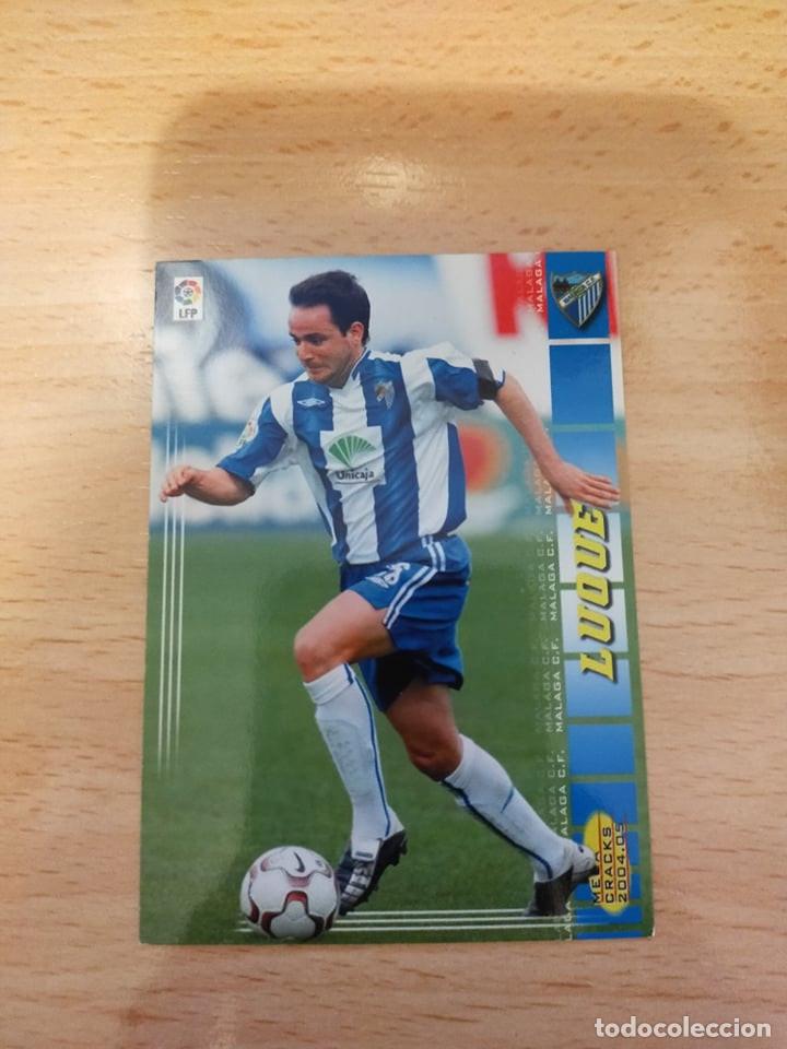 Cromos de f&uacute;tbol: Megacracks 2004/05. Luque. M&aacute;laga. - Foto 1