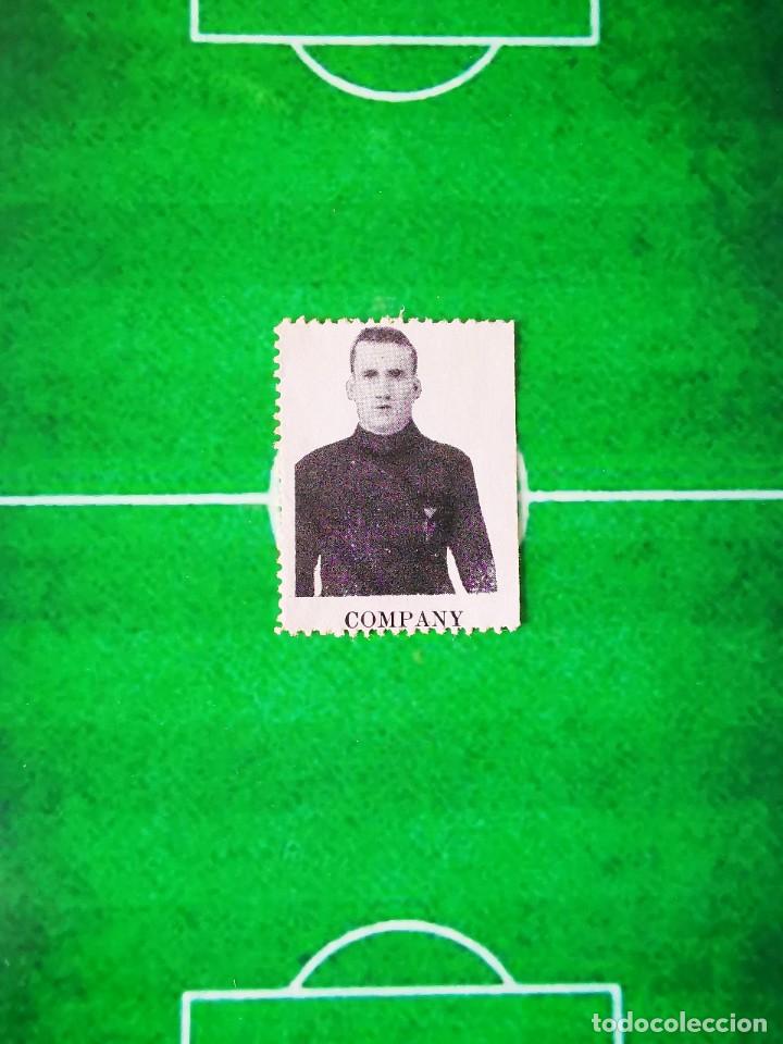 Fu&szlig;ball-Sticker: CROMO SELLO FUTBOL 44 45 CONCURSO LICORES MIRET RESULTADOS TEMPORADA 1944 1945 COMPANY