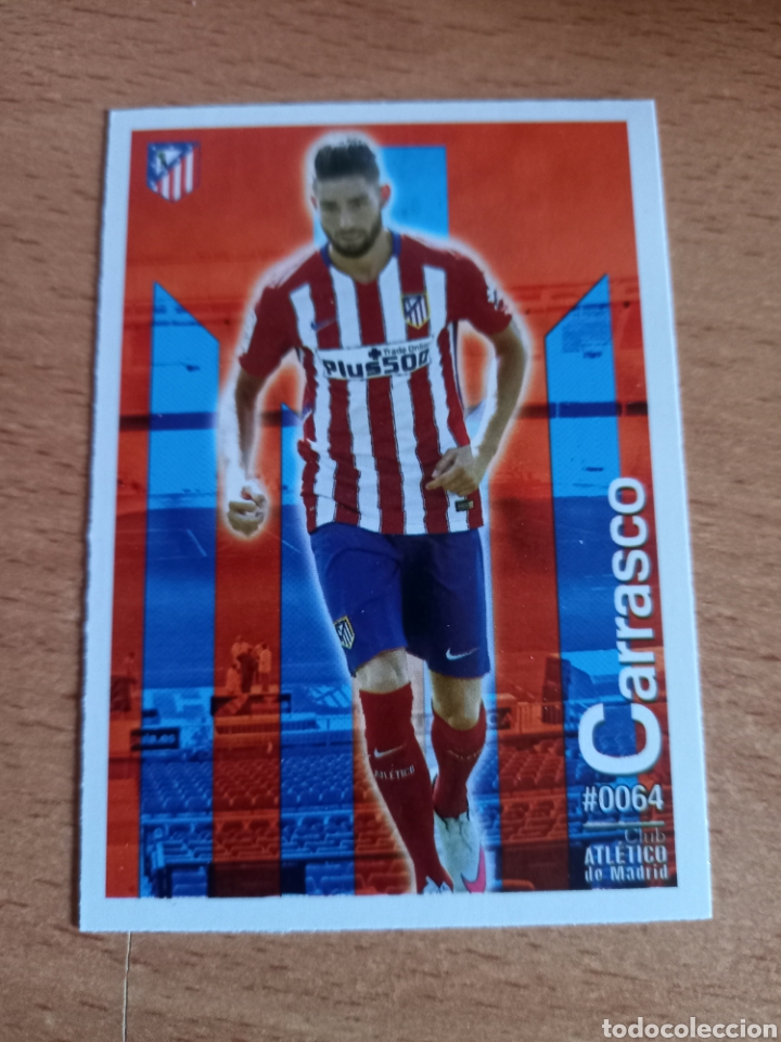 Football Stickers: Mundicromo las fichas de la liga 2016 64 Carrasco Atl&eacute;tico de Madrid